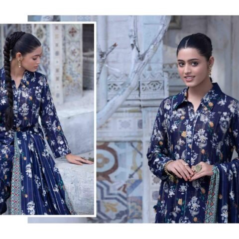 Shalwar Kameez | Ehala D-8245 | Digital Printed Fabric - JB