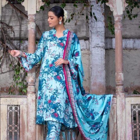 Shalwar Kameez | Ehala D-8244 | Digital Printed Fabric - JB