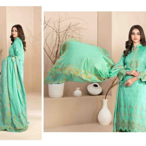 Vineeha D-2944 | Broshia Banarsi Lawn – JB