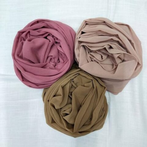 Plain Chiffon Scarves - Jawairiyahs Boutique