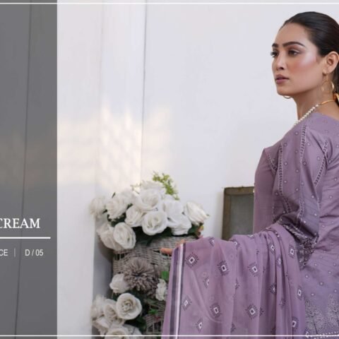 Zartaaj Stitched Lawn D/05